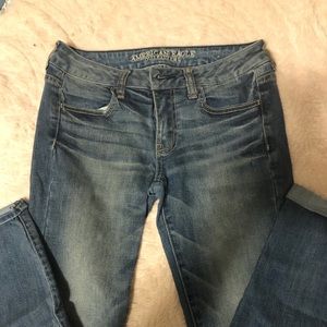 American Eagle Skinny Medium Wash Jeggings